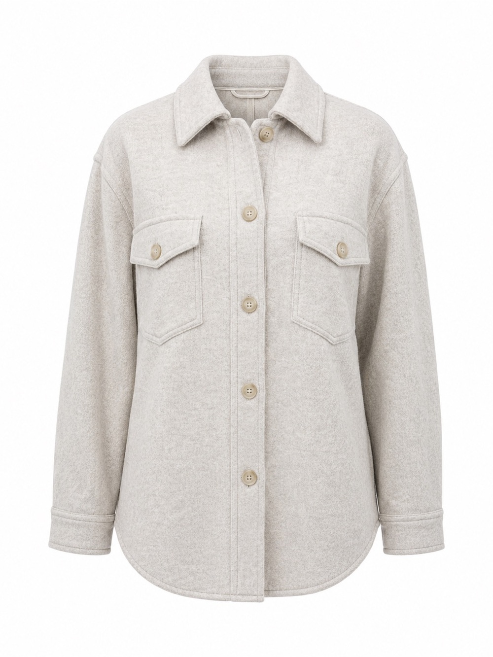 Wilfred Free (Aritzia) “The Ganna” Merino Wool Shacket